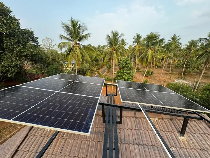 3 kW Solwiz Energy rooftop solar installation in Areekode